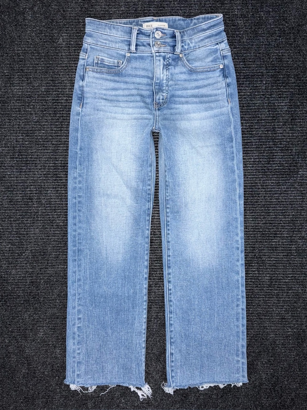 Buckle BKE Parker Universal Fit High Rise Cropped Straight Jean 24x26.5 AXB1227A